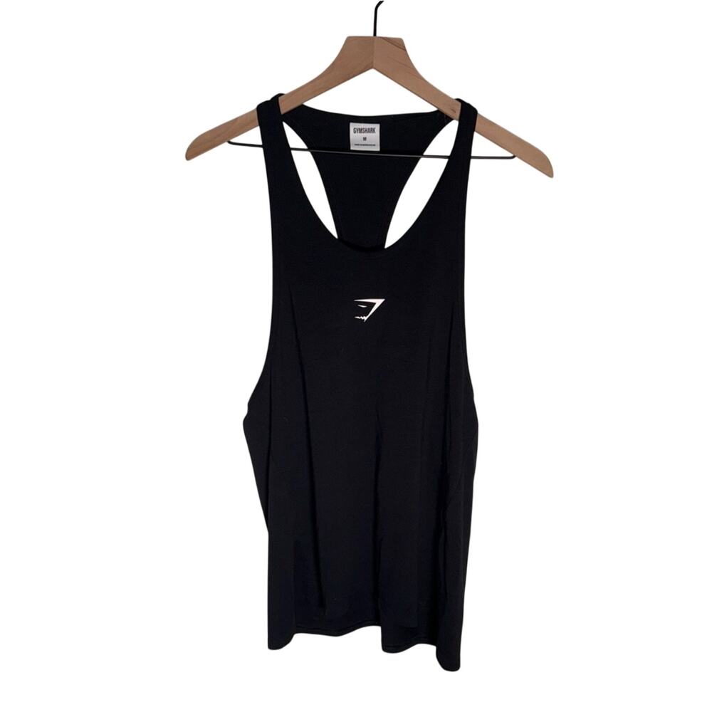 GYMSHARK cotton racerback open back lightweight athletic gym workout tank top M